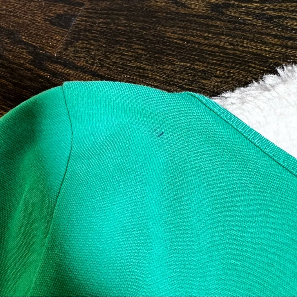 H&M Basic Kelly Green Mini Bodycon Short Sleeve Dress - Image 8