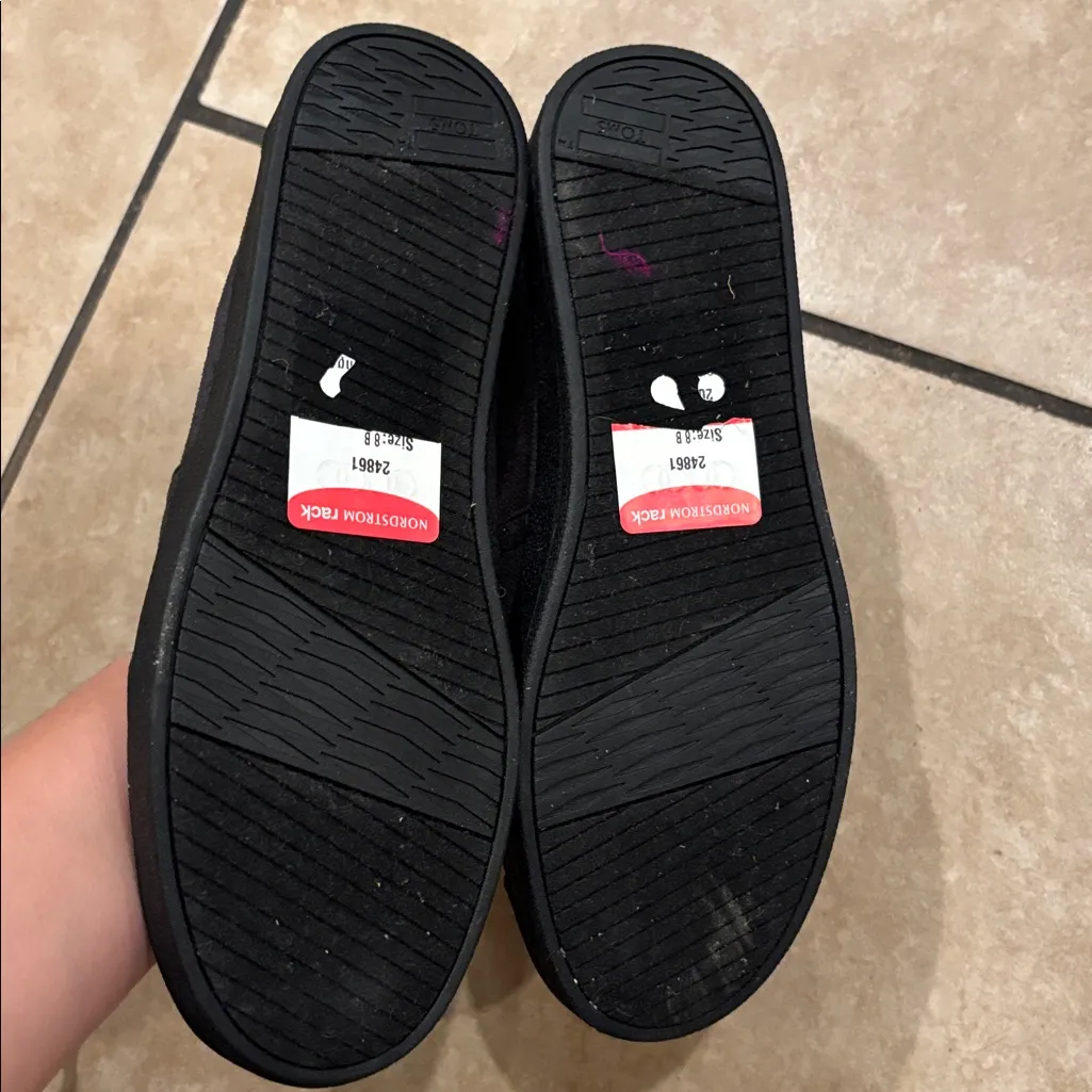 Toms Black Slip on Shoes - Image 2