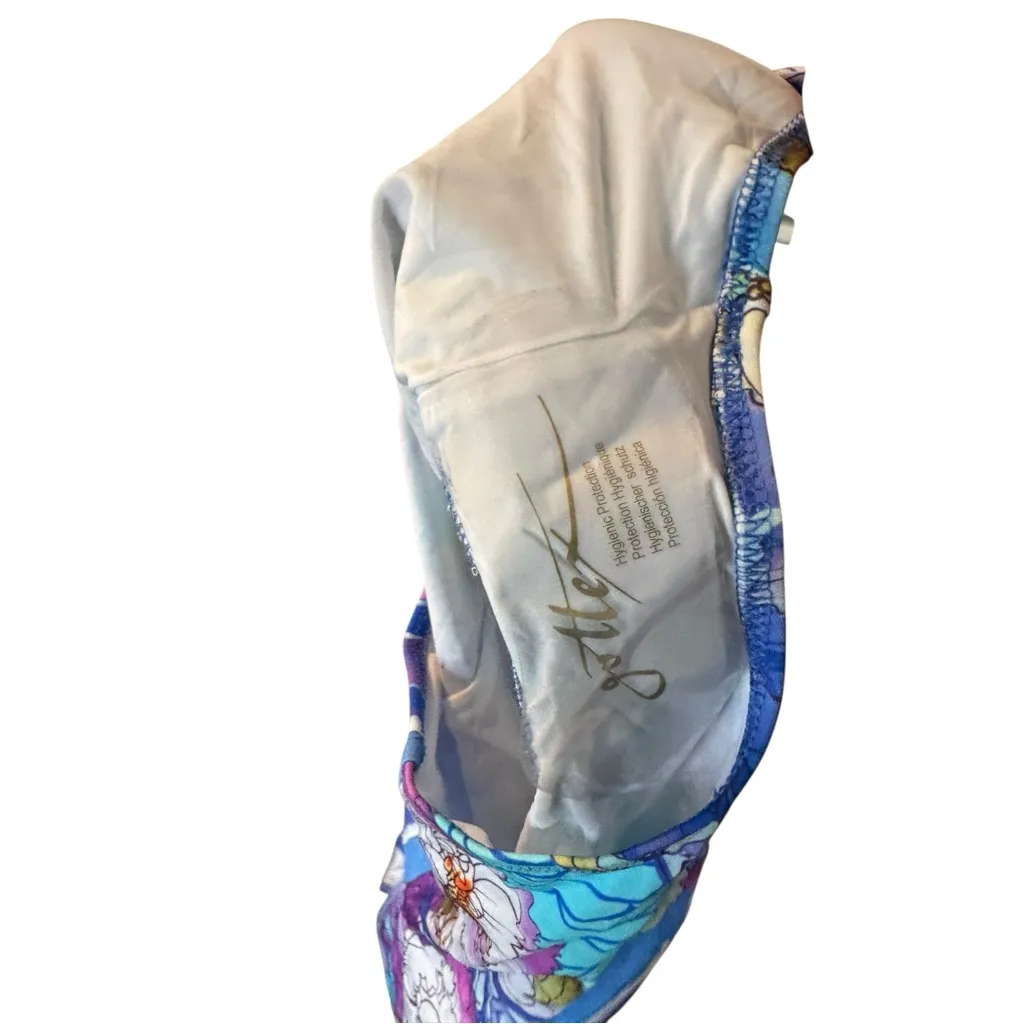 Gottex Samosir Square Neck Floral Blue 6 One Piece Tummy Control Swimsuit - Image 7