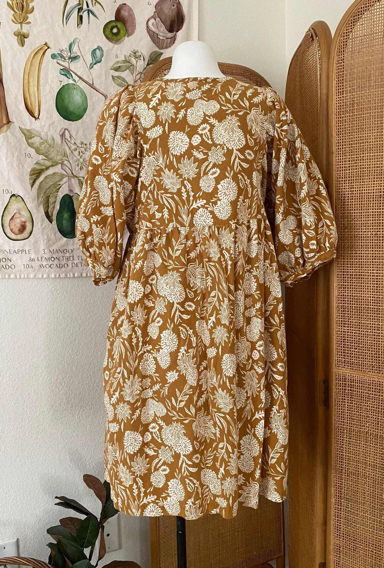 Universal Threads Babydoll floral mini puff sleeve dress - Image 5