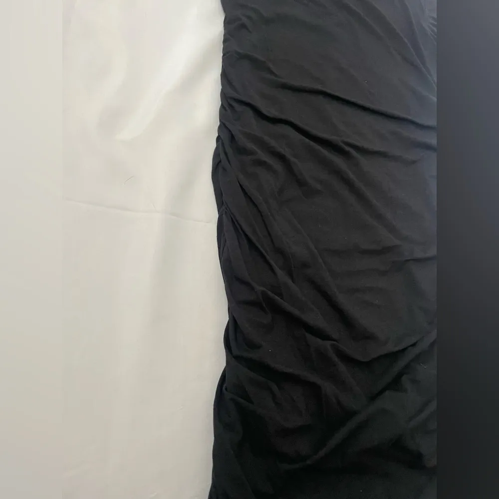 Babaton Black Contour Ruched Covet Short Sleeve Bodycon T-Shirt Dress - Image 5