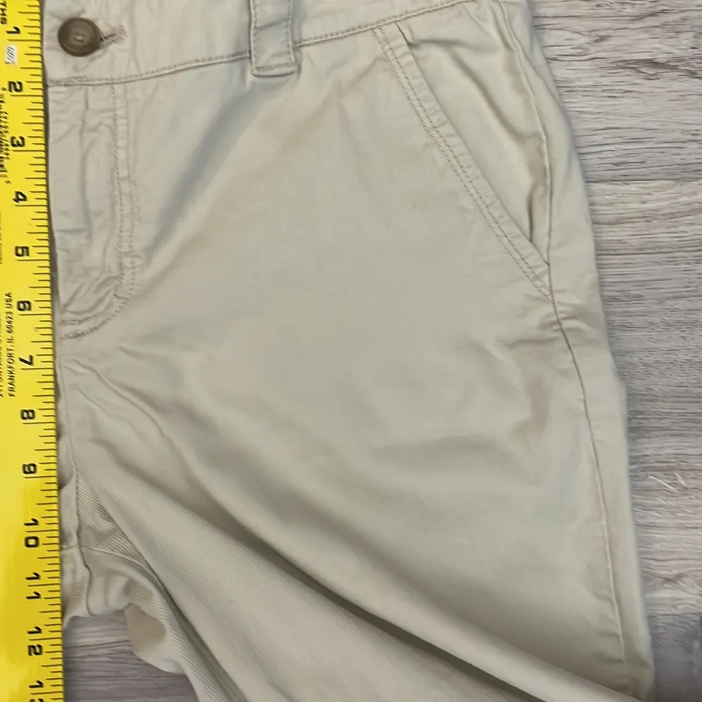 Tan Wide Leg Thin line Corduroy Pants with Side Pockets & Belt Loops 10 - Image 9