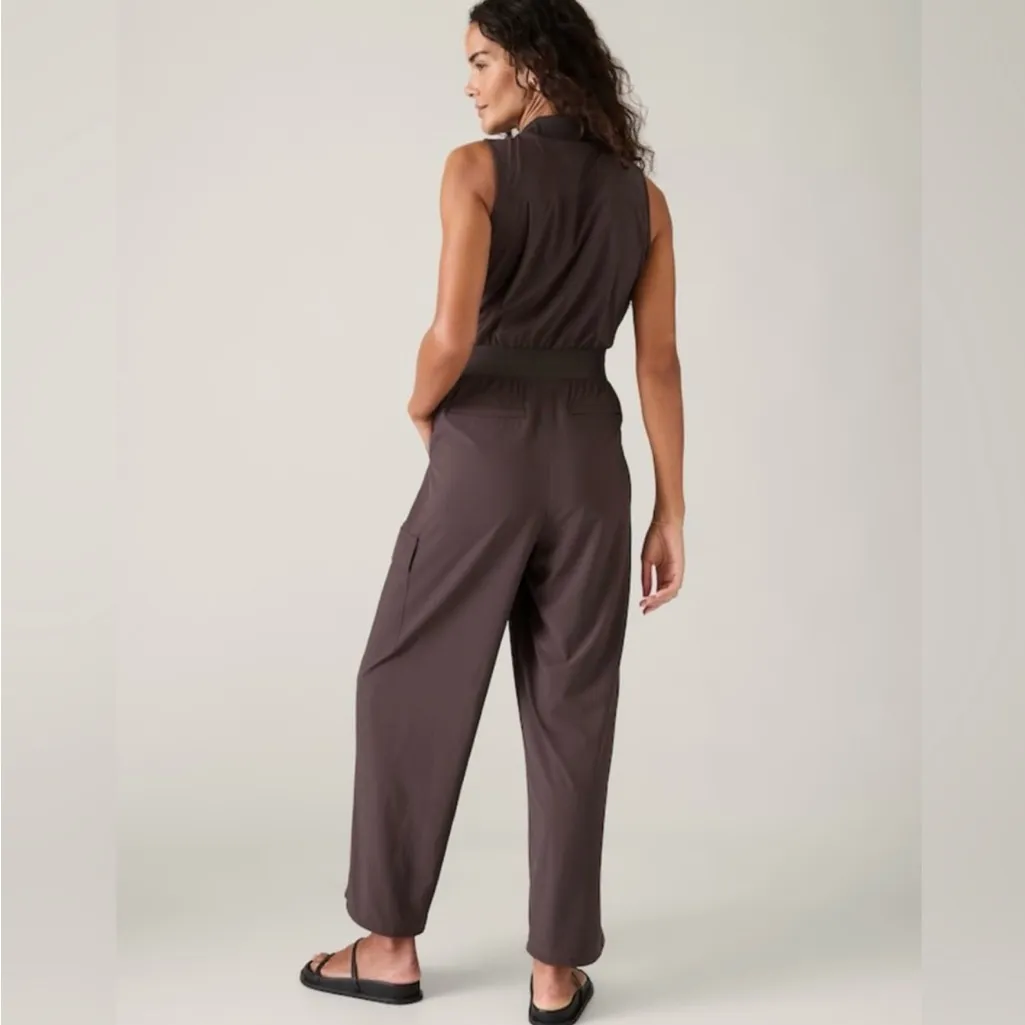 Athleta Brooklyn Utility Jumpsuit Shale - Image 15
