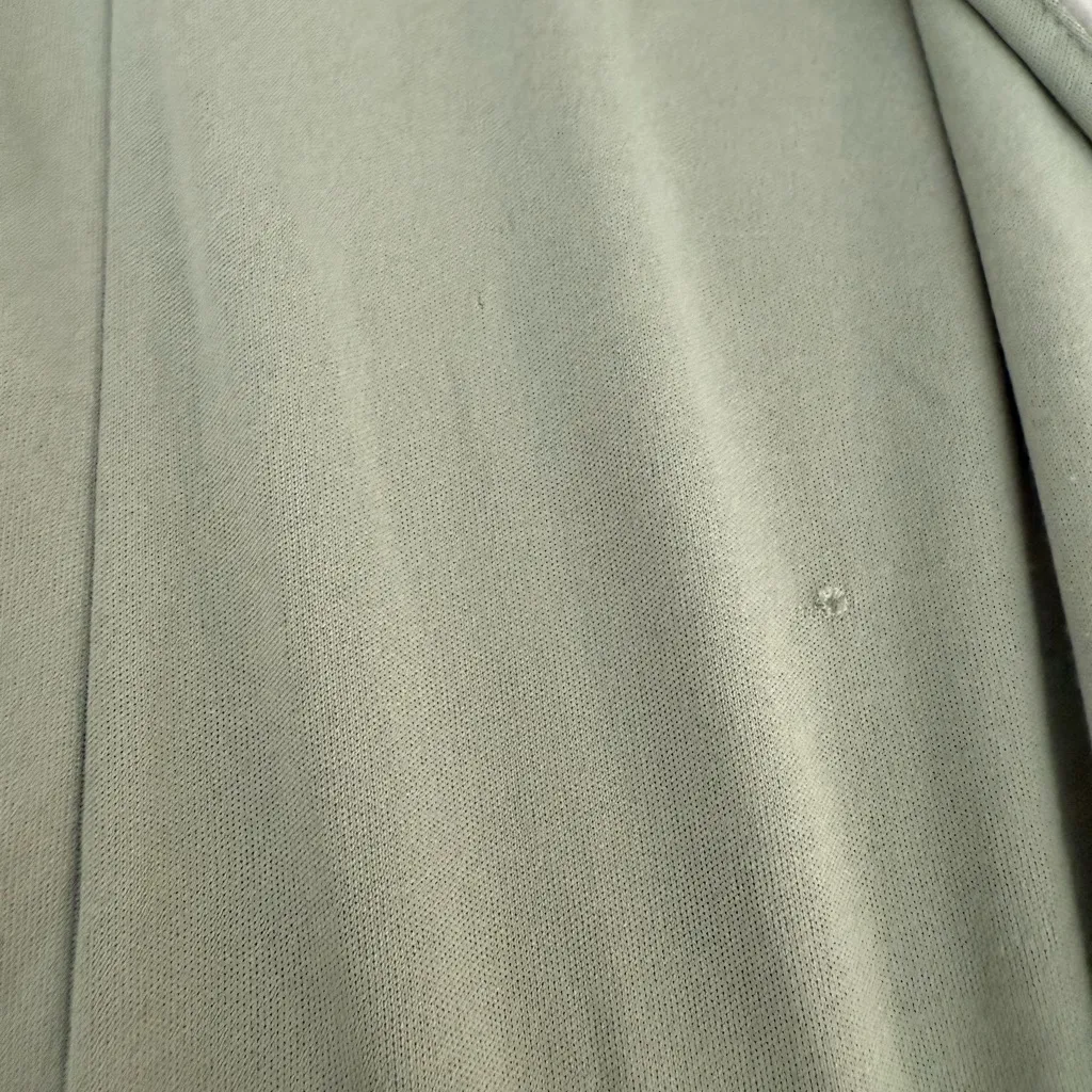 Elegant Off-Shoulder Sage Green Asymmetrical Tulip Midi Dress - Image 10