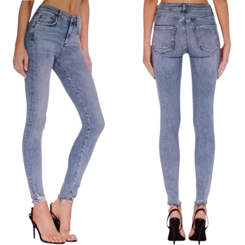 High Rise Chewed Hem GUC $188 Size 28   J1658 - Image 2