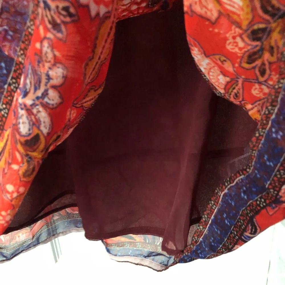 Old Navy New  boho print blouse top, women size large - Image 4