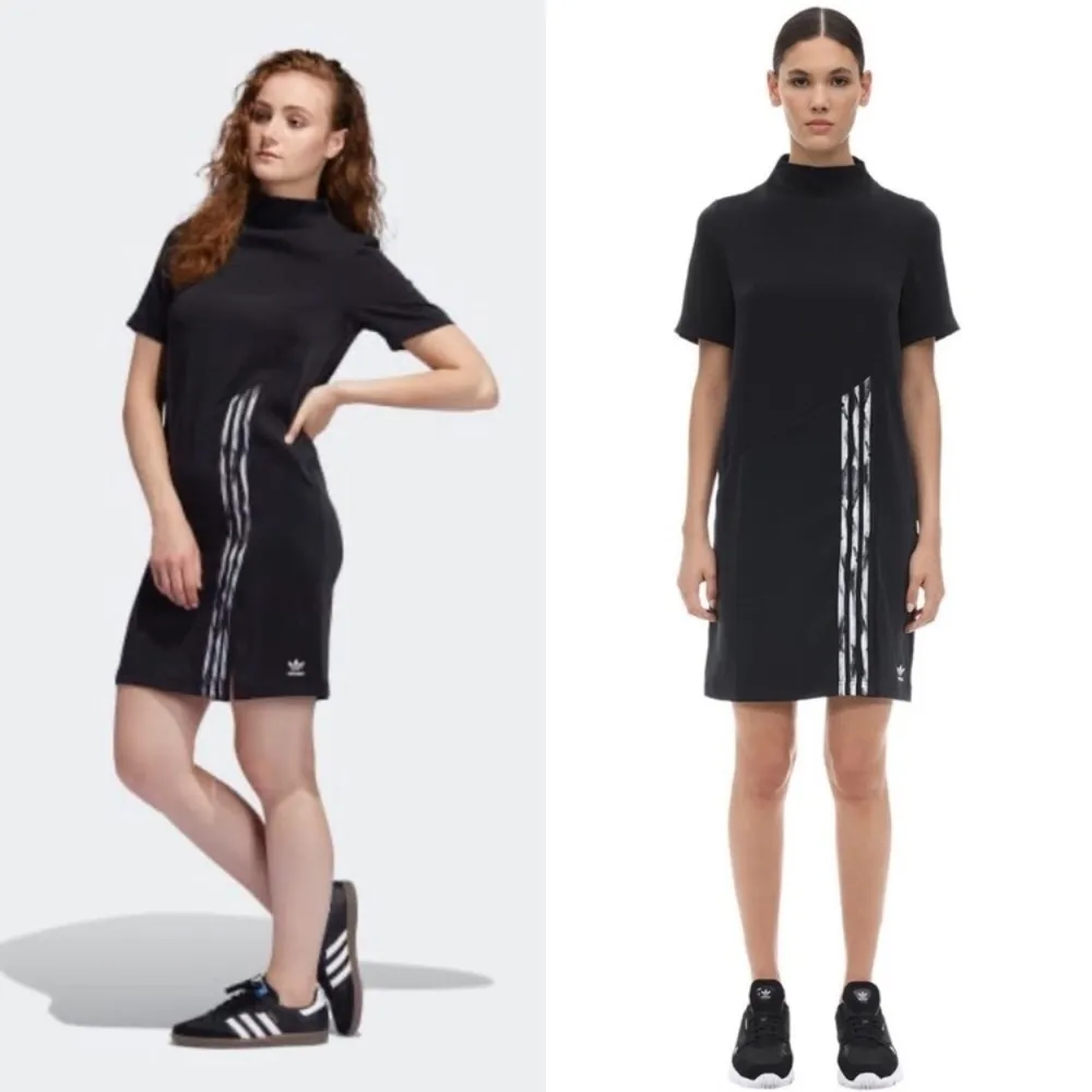 Adidas originals NWT Danielle cathari dress 3 strips dress small sports dress‌ Black - Image 3