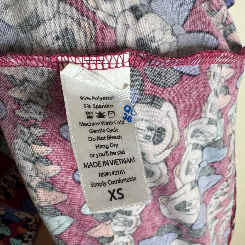 Disney Minnie Mouse all over print LuLaRoe lightweight oversized dress size XS S - Image 9