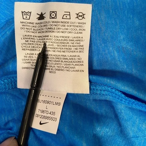 Nike Dri-Fit‎ workout tee, sleeveless, sz L - Image 5