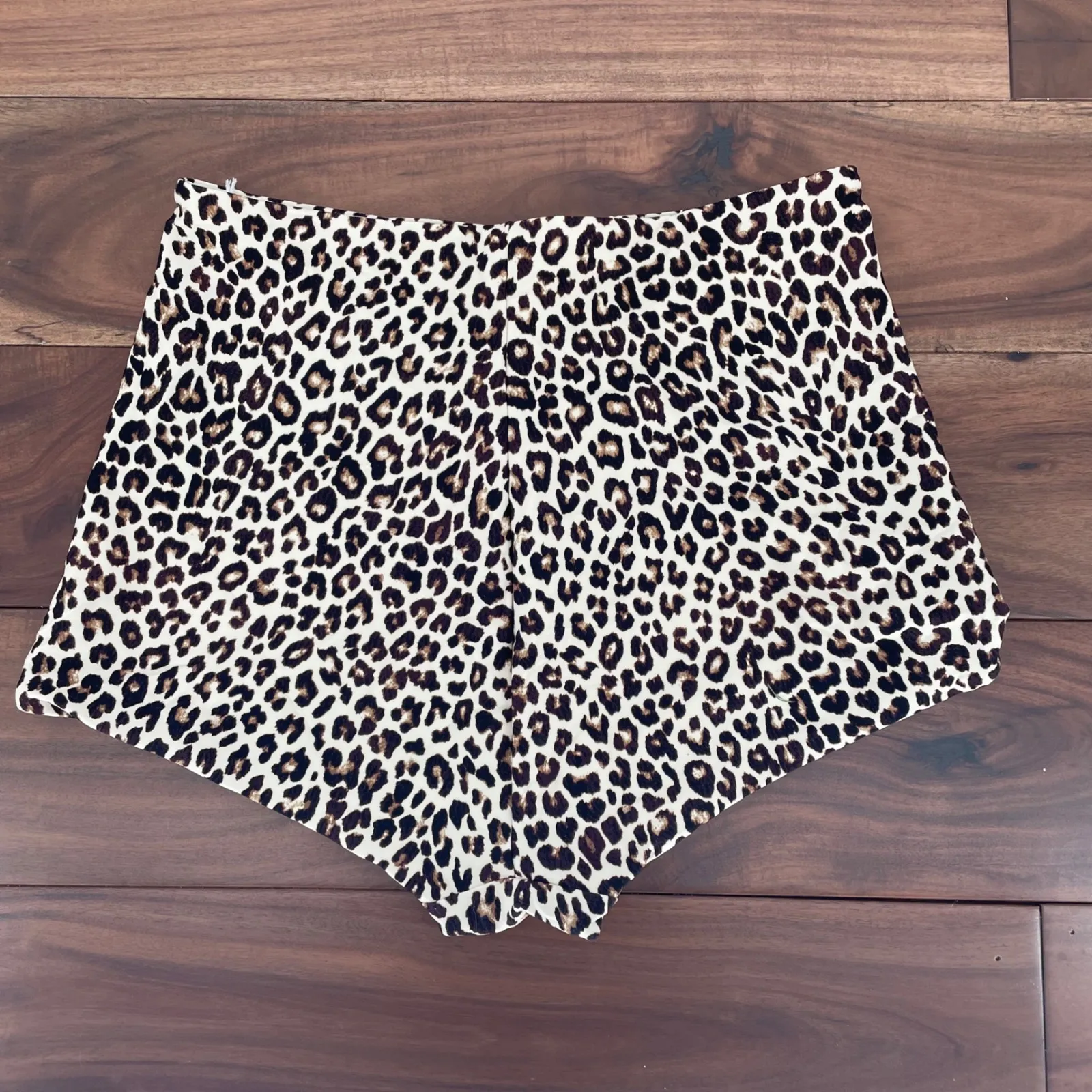 J.Crew Classic Sculpt Leopard Print High Rise Bikini Bottoms Size M Brown Size M - Image 4