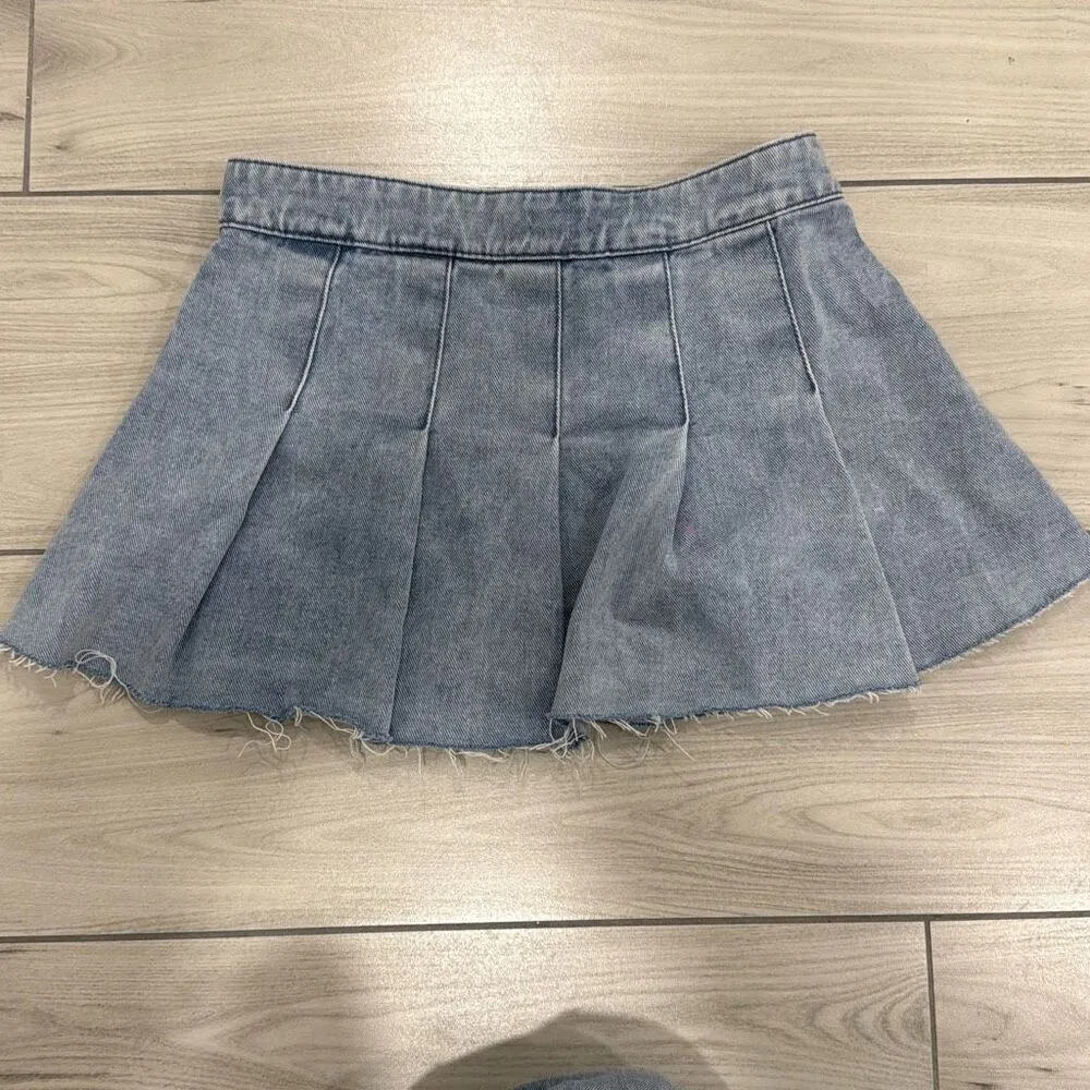 Pacsun is wrap denim skirt size 24 - Image 5