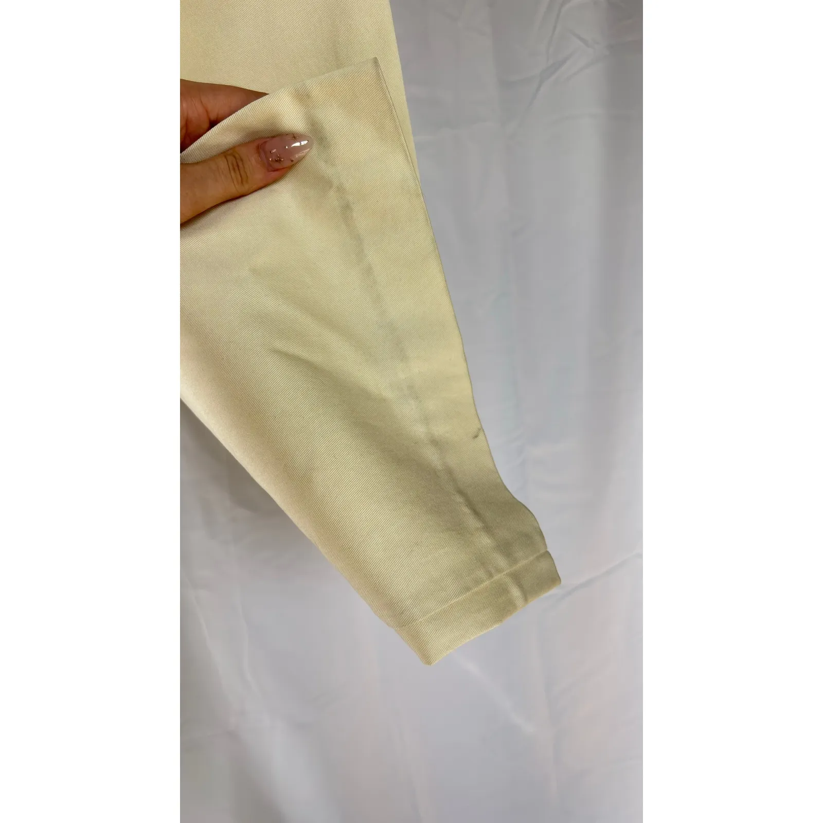 NWT ECRU Women's‎ Cream Wide Leg Button Fly Dress Pants Trousers - Image 6