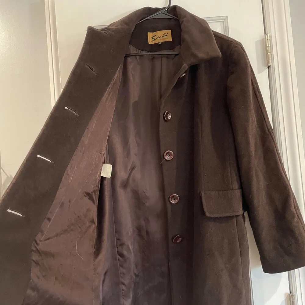 Vintage Sachi Collection Trench Coat Size 12 - Image 9