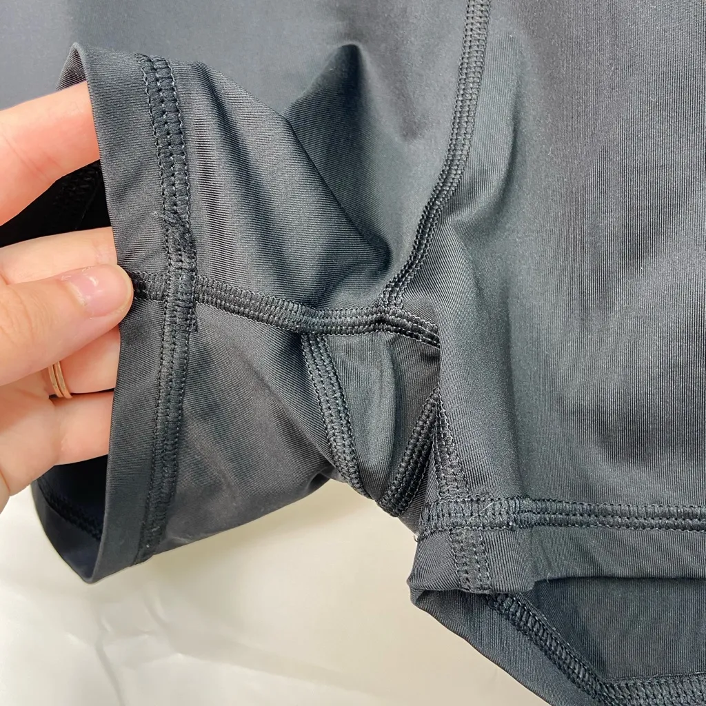 EUC‎ Victoria’s Secret SPORT women’s black elastic stretch spandex active shorts - Image 2