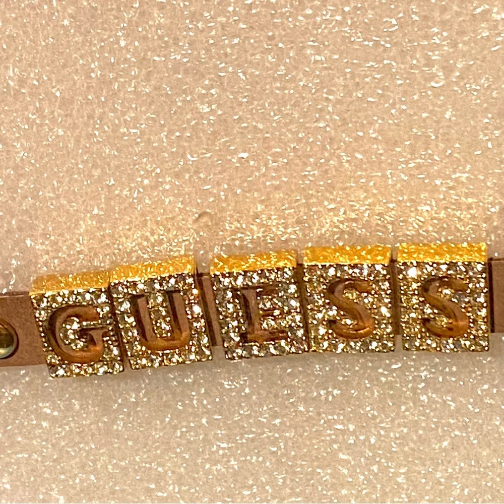 GUESS Leather & Crystal Bracelet - Image 5