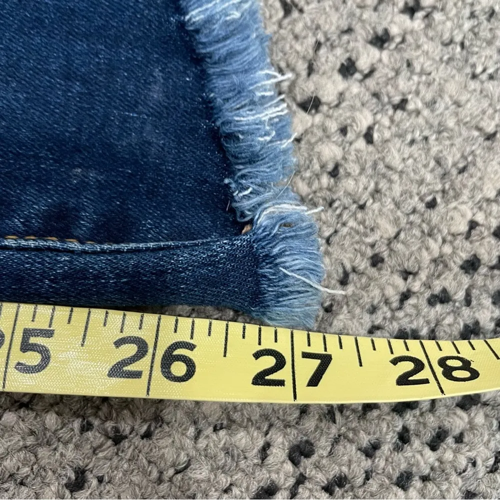 NWOT Juicy Couture Sz 18 Distressed Skinny Jeans Asymmetrical Raw Hem Boho - Image 14