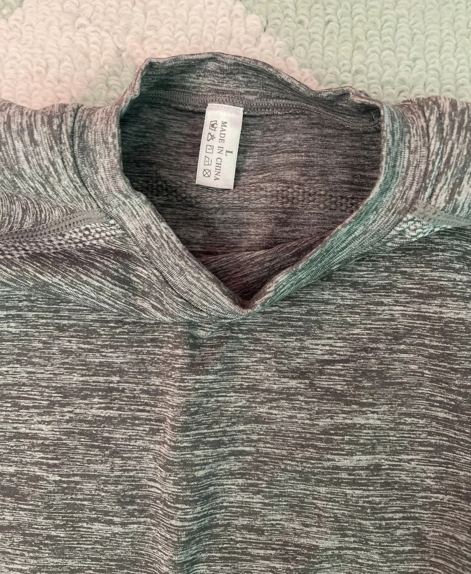 Gray/White Workout Set Size L - Image 4