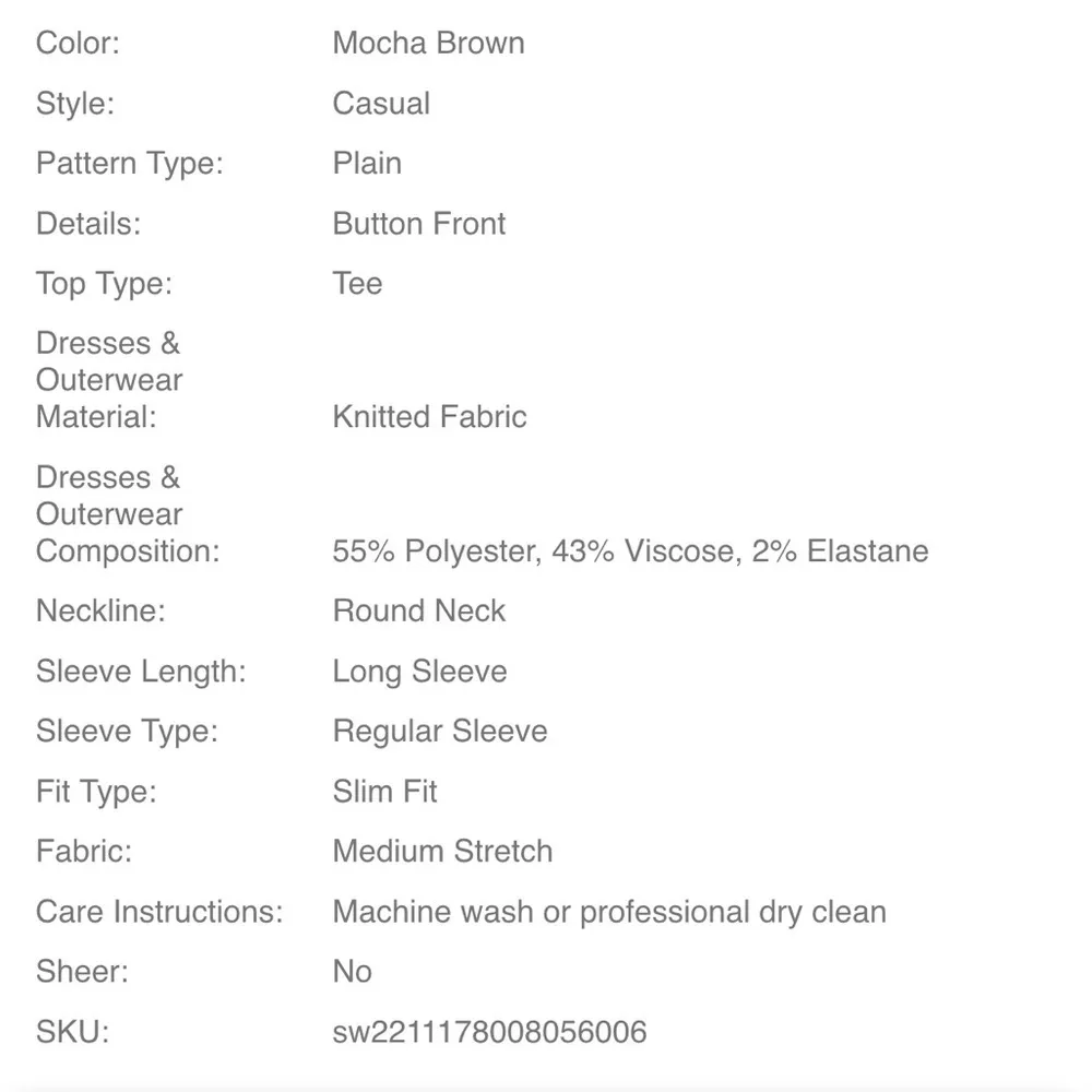 Button Front Crop Top & Bodycon Dress sz M Brown Size M - Image 8