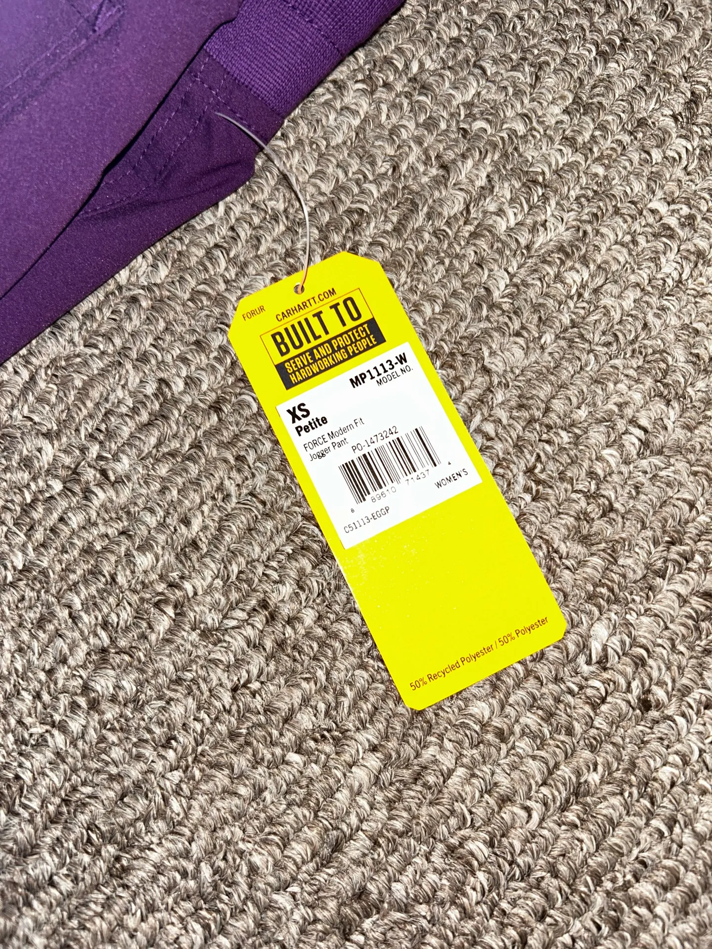 Carhartt women’s force modern fit scrub jogger pant - Image 2