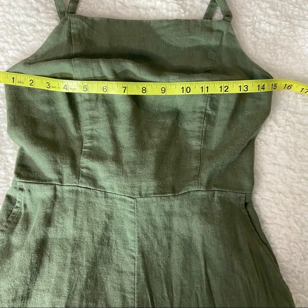 linen/rayon blend jumpsuit - Image 4