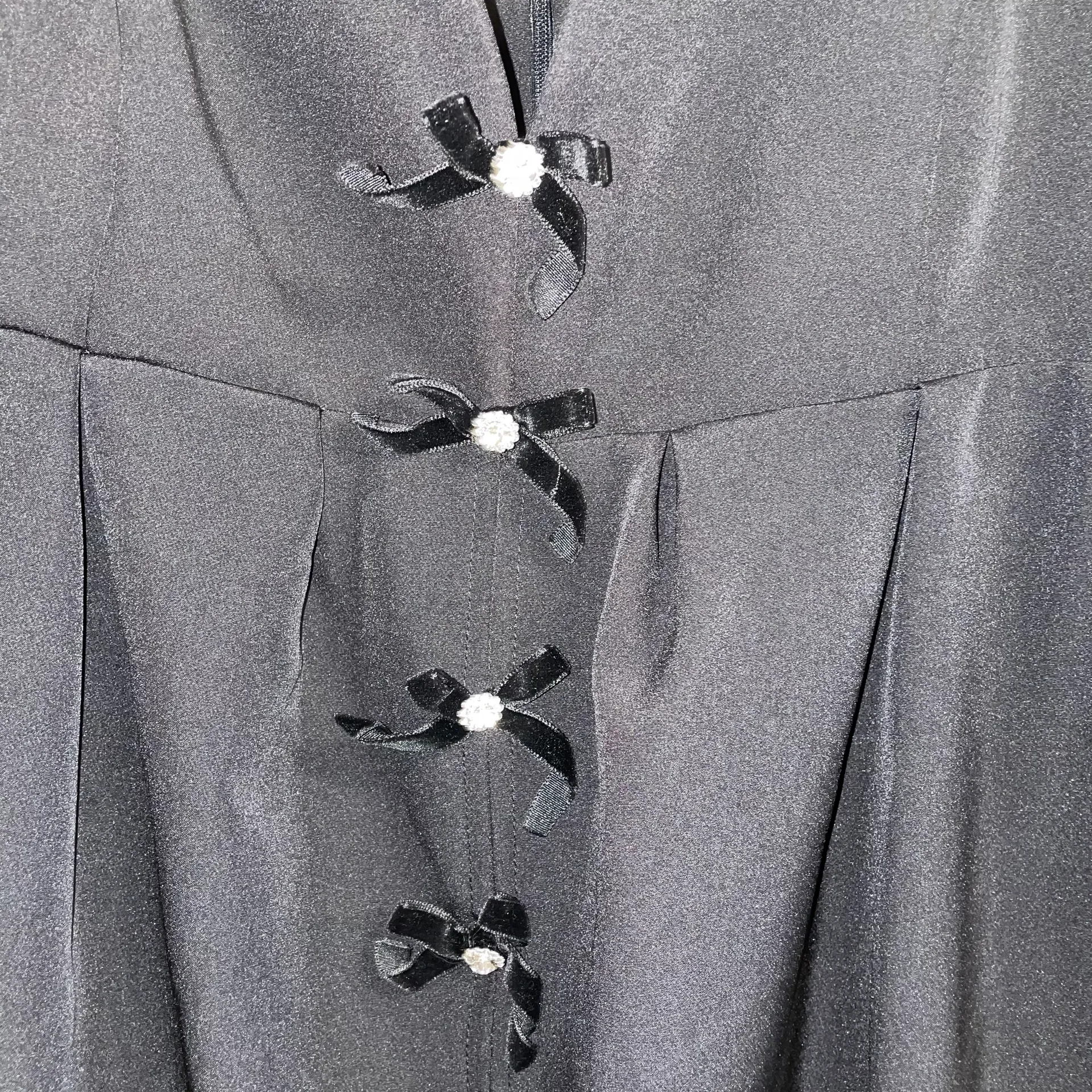 NWT  Black Jewel Strappy Mini Dress M - Image 10