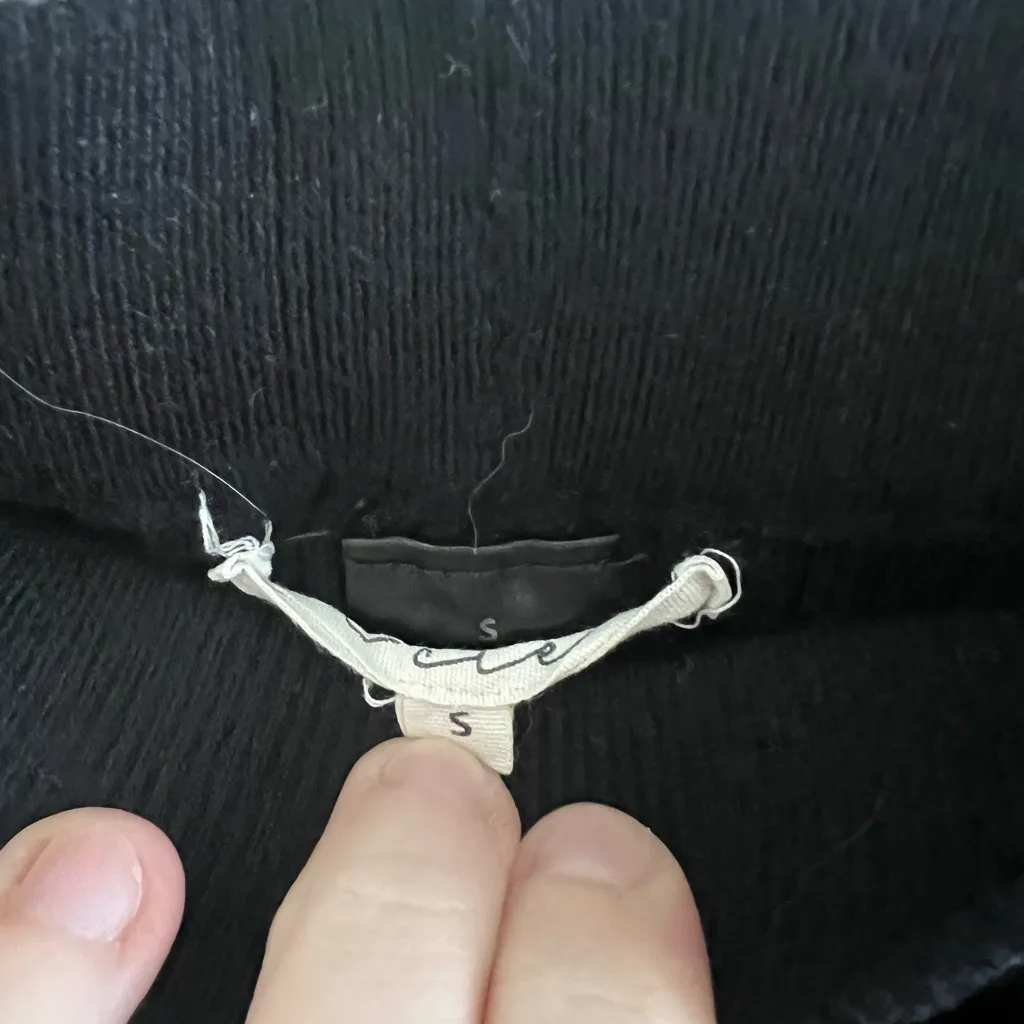 Etcetera Black Ribbed Knit Set - Image 6