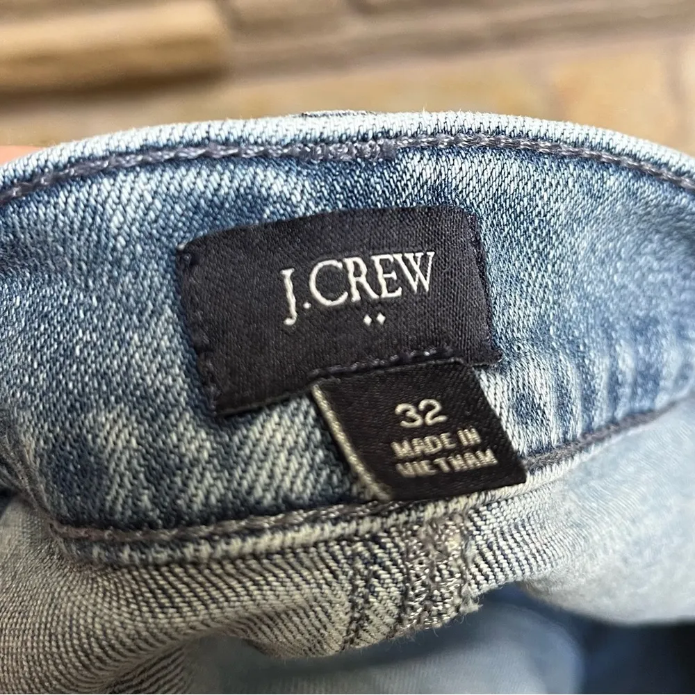 JCREW Utility Denim Short Skylar Wash Blue 32 - Image 7