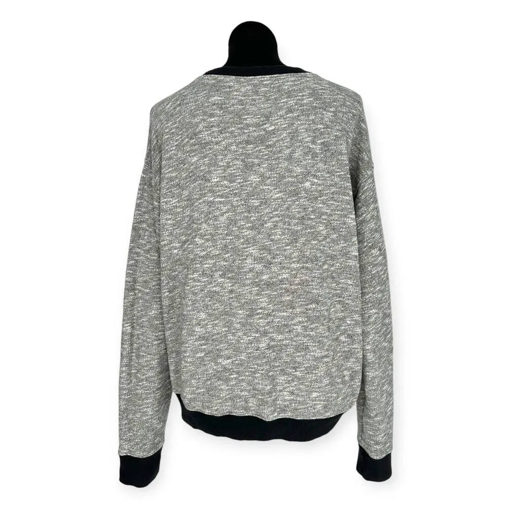 Victoria's Secret PINK | Large | Marled Grey Longsleeve Boxy Crewneck Sweatshirt - Image 6