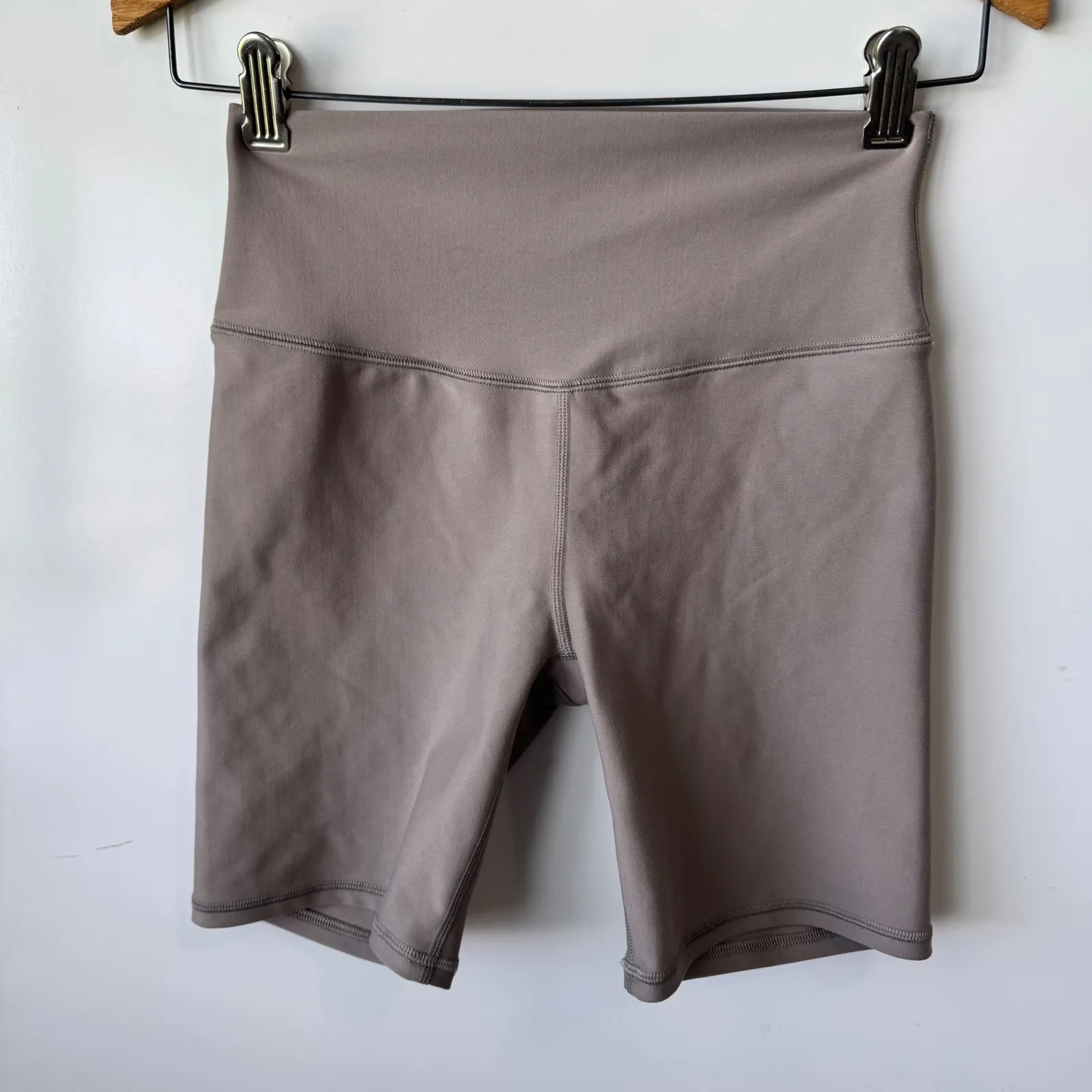 YPB Biker Shorts High Waist Athletic Compression Activewear Shorts S Gray - Image 5