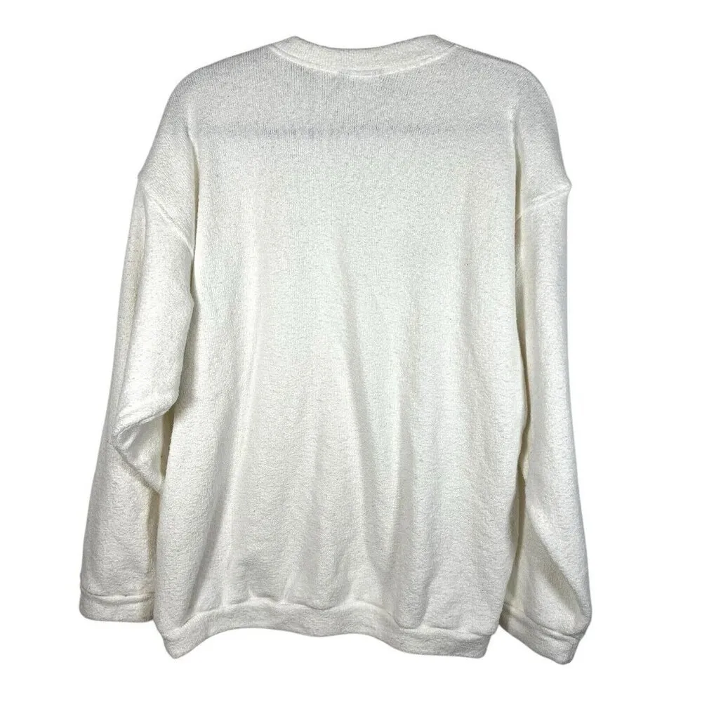 Vintage Exist Sports Myrtle Beach White‎ Cotton Sweatshirt Size XXL USA Coastal - Image 2