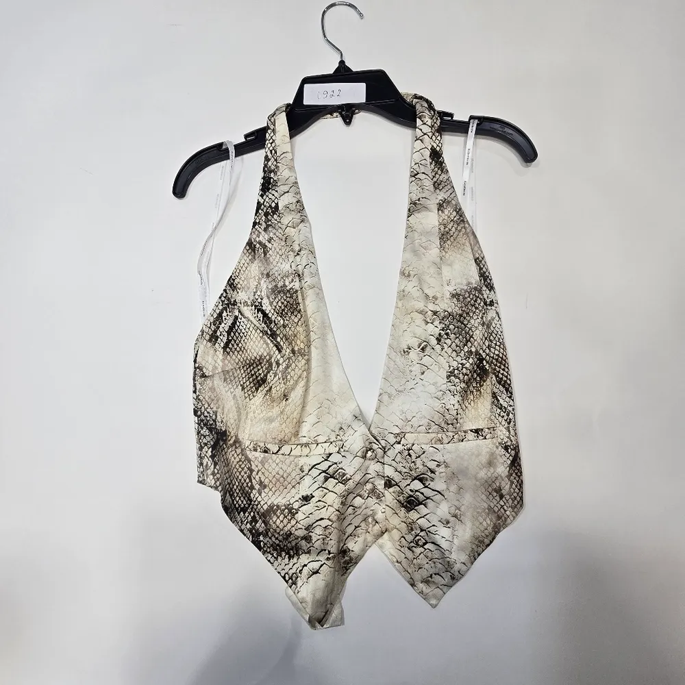 Retrofete Romy Vest in Vintage Snake Size XS - Image 3