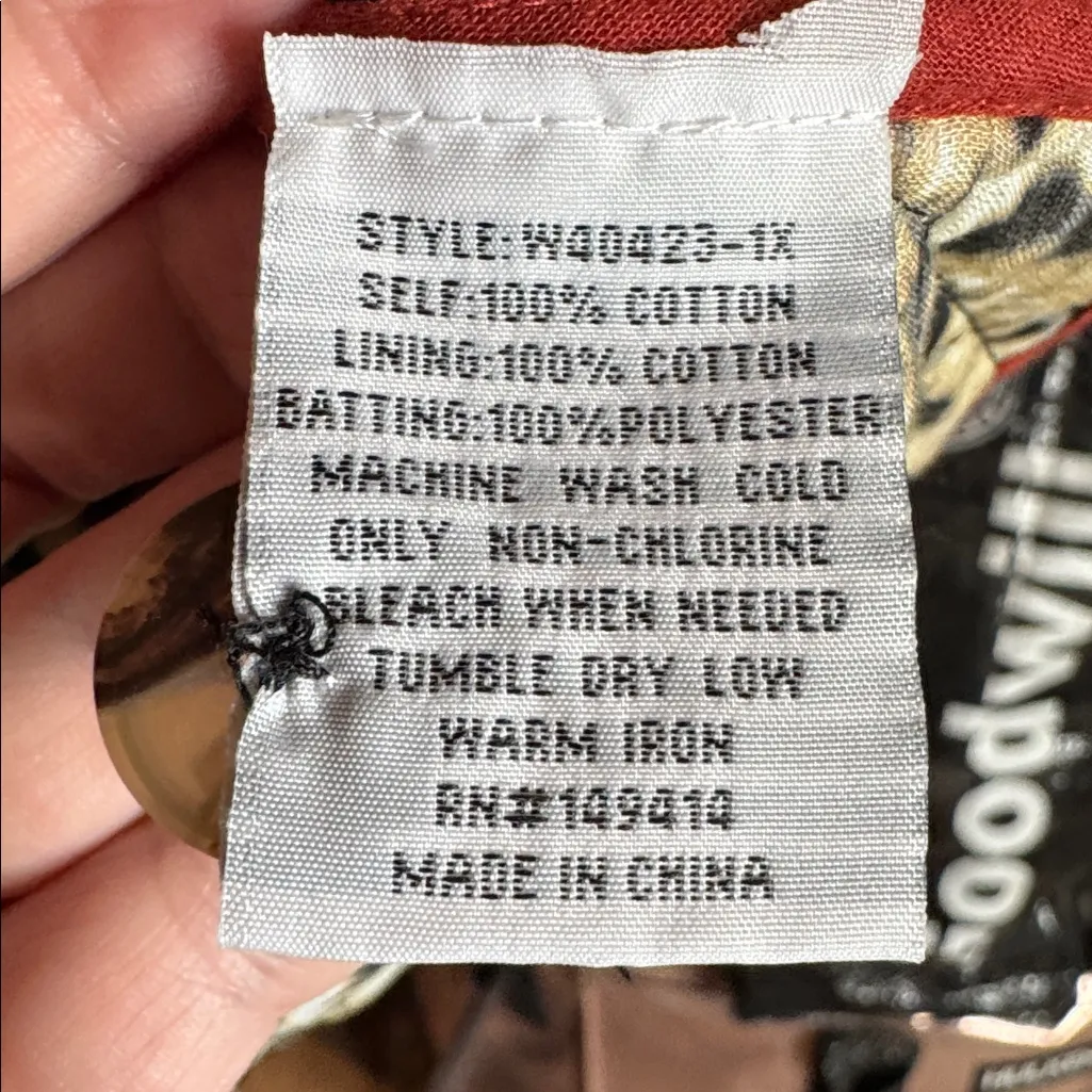 Johnny Was LILIANA QUILTED PATCH POCKET JACKET Size 3X - Image 10