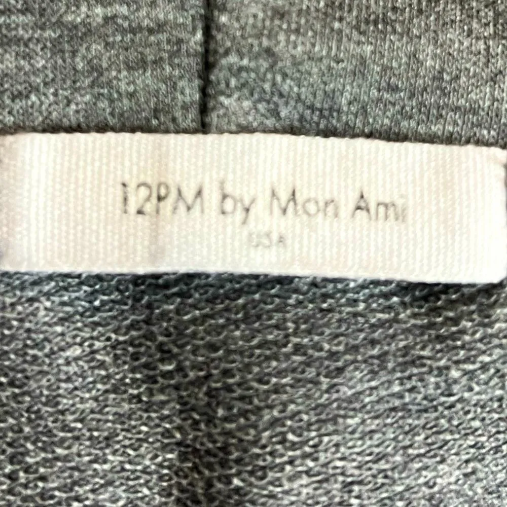 12PM by Mon Ami Cactus Western Pullover Hoodie Gray Burgundy Green Size Large - Image 9