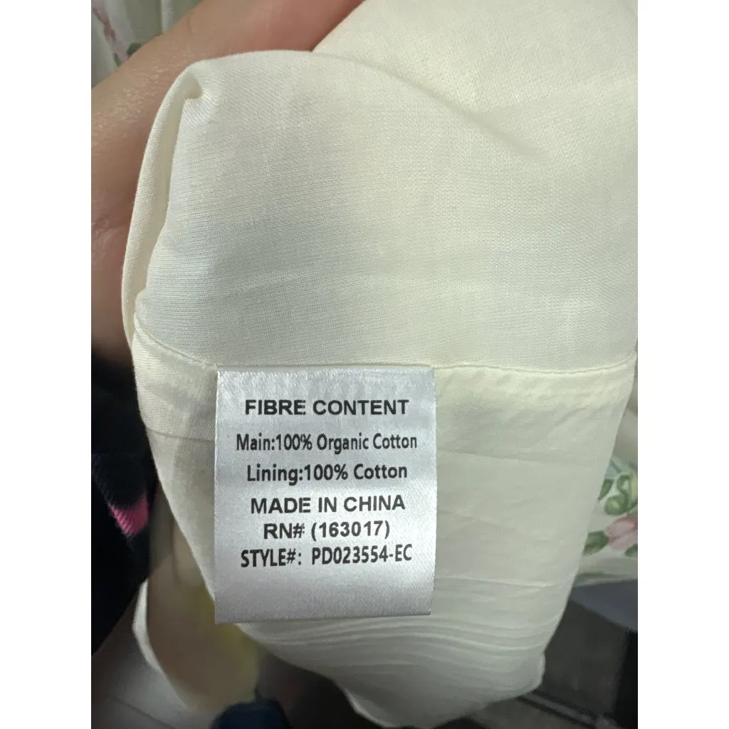 Women’s Princess Polly Size 4 White Tea Dress w/ Pink, Blue, & Purple Florals - Image 7