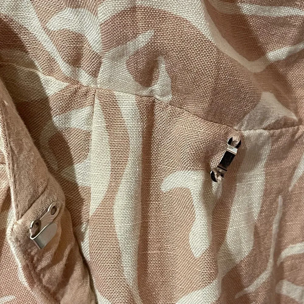 Amuse Society Regatta Woven Mini Wrap Dress - Coral Sands - Small - Image 9