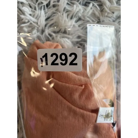 Athleta Breezy Wrap Tank Sleeveless Top Flowy Drape Vneck Orange Size‎ Large - Image 10