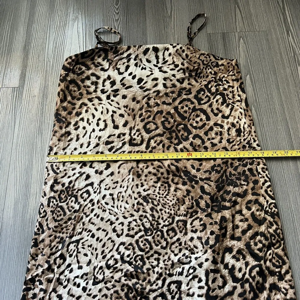 re:named  Dress Small Leopard Print Spaghetti Strap - Image 4
