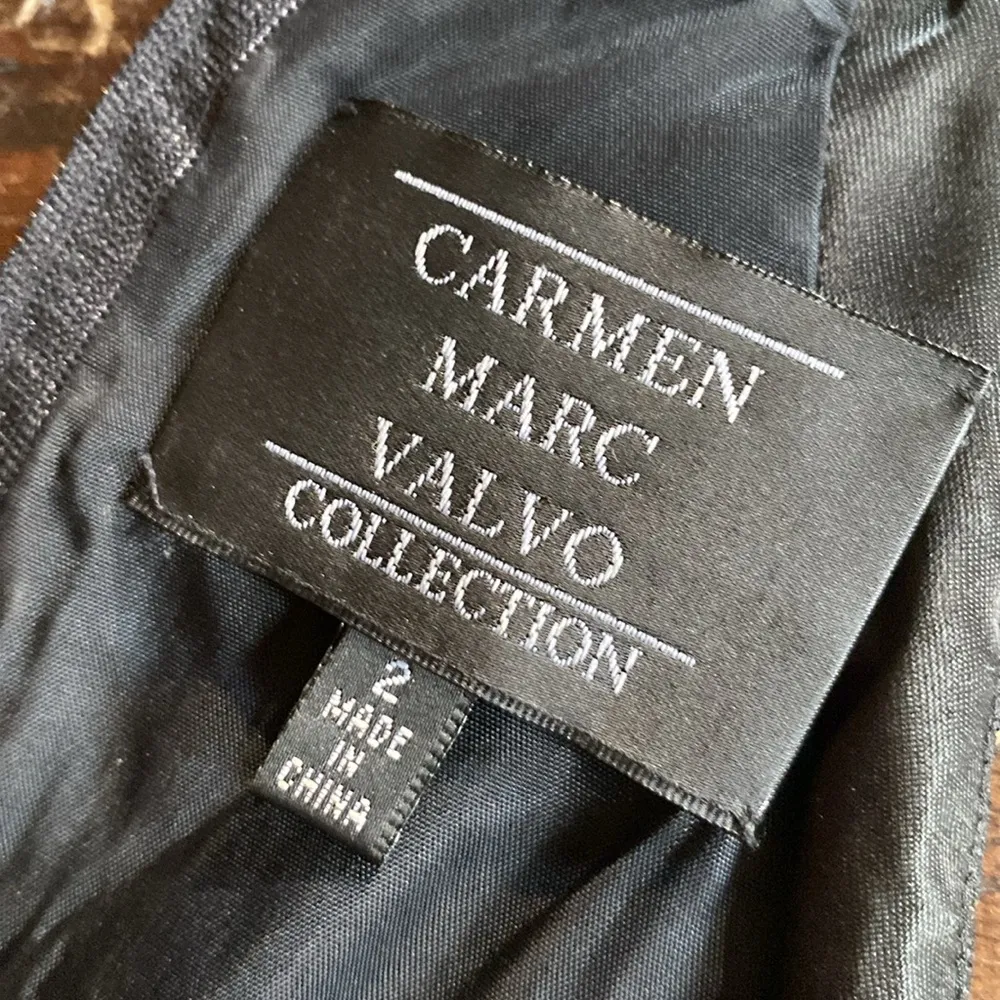 Carmen Marc Valvo Sequin Halter Top - Image 10