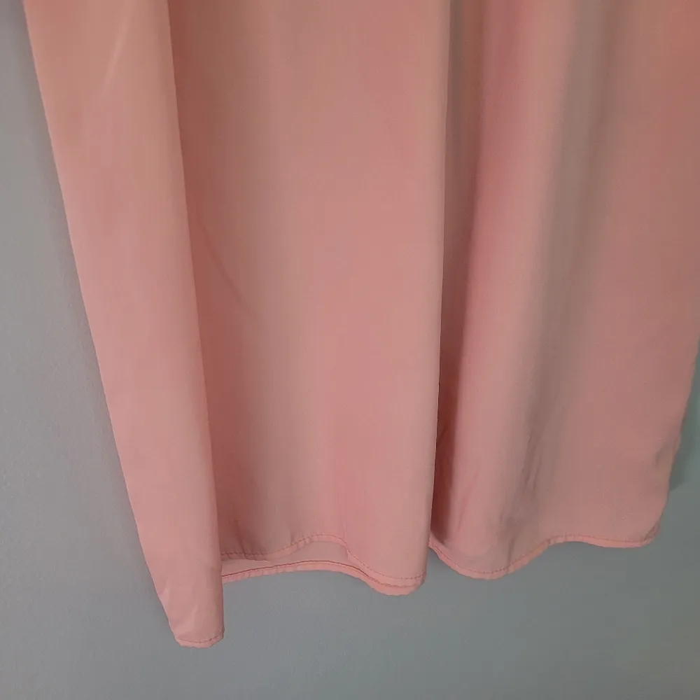 Tobi 3/4 Sleeve Peach Mini Dress - Image 4