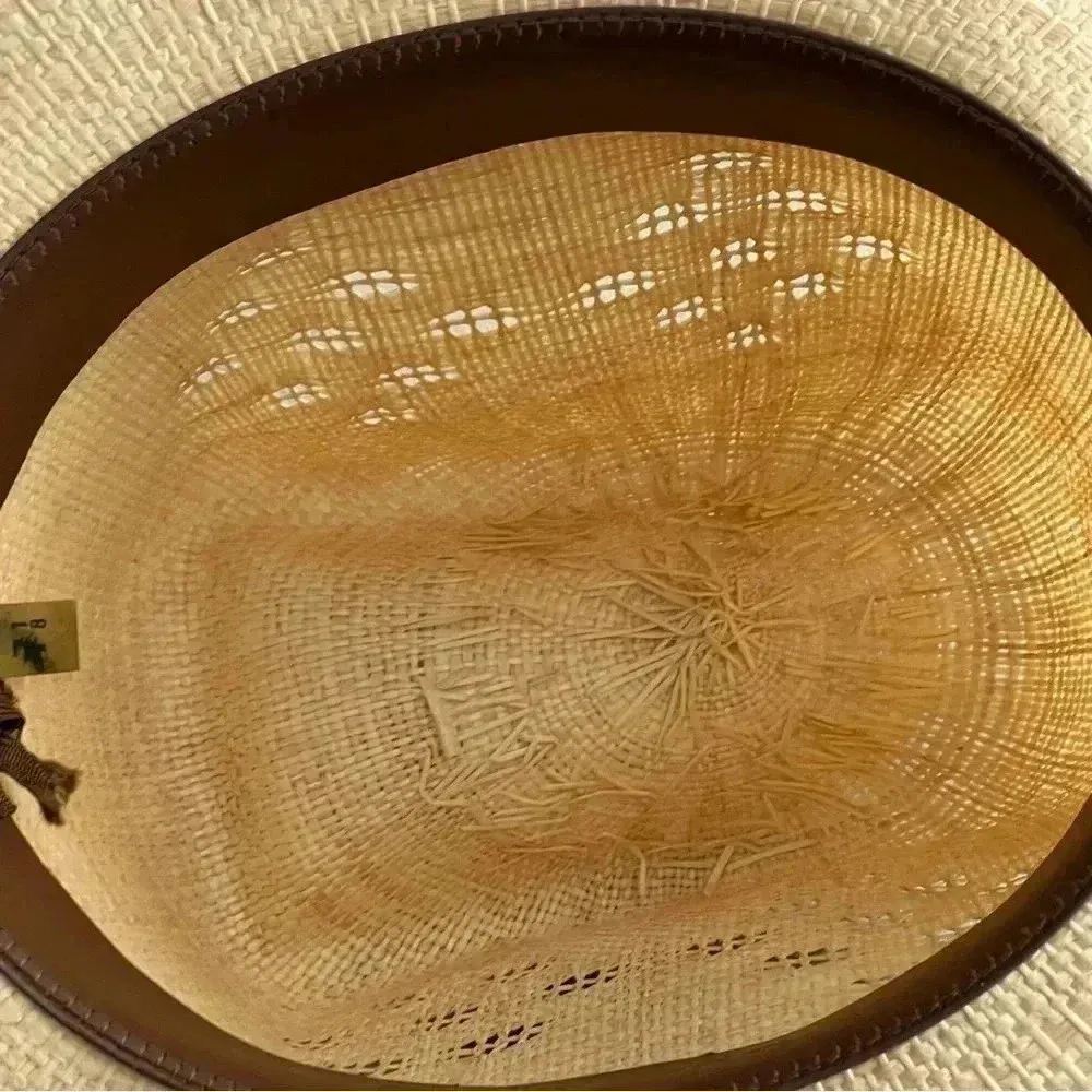 The Great Western Feather Straw Cowboy Cowgirl Hat Unisex, Country, Coachella, Tan - Image 9