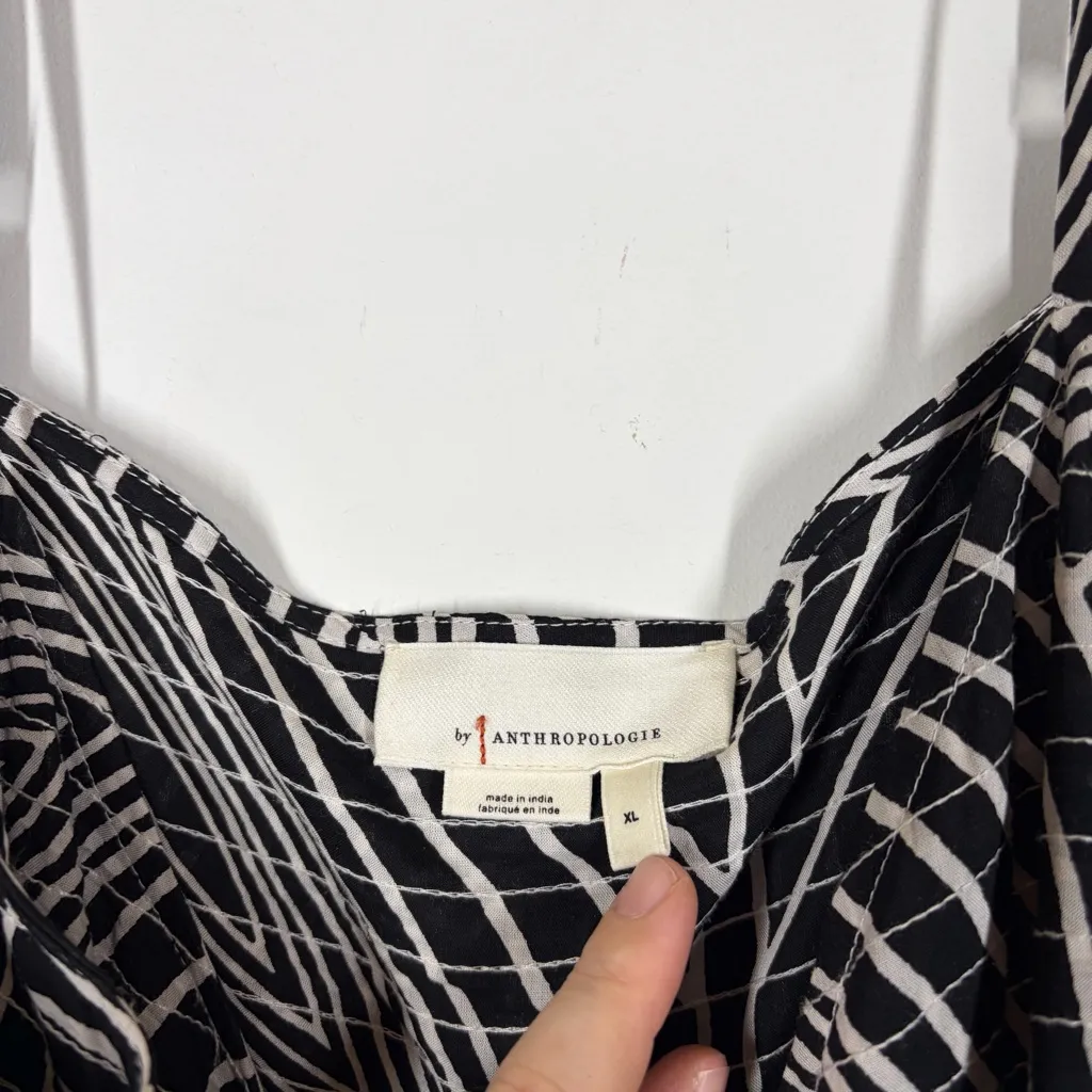 Anthropologie Printed Lounge Jumpsuit Size XL - Image 10