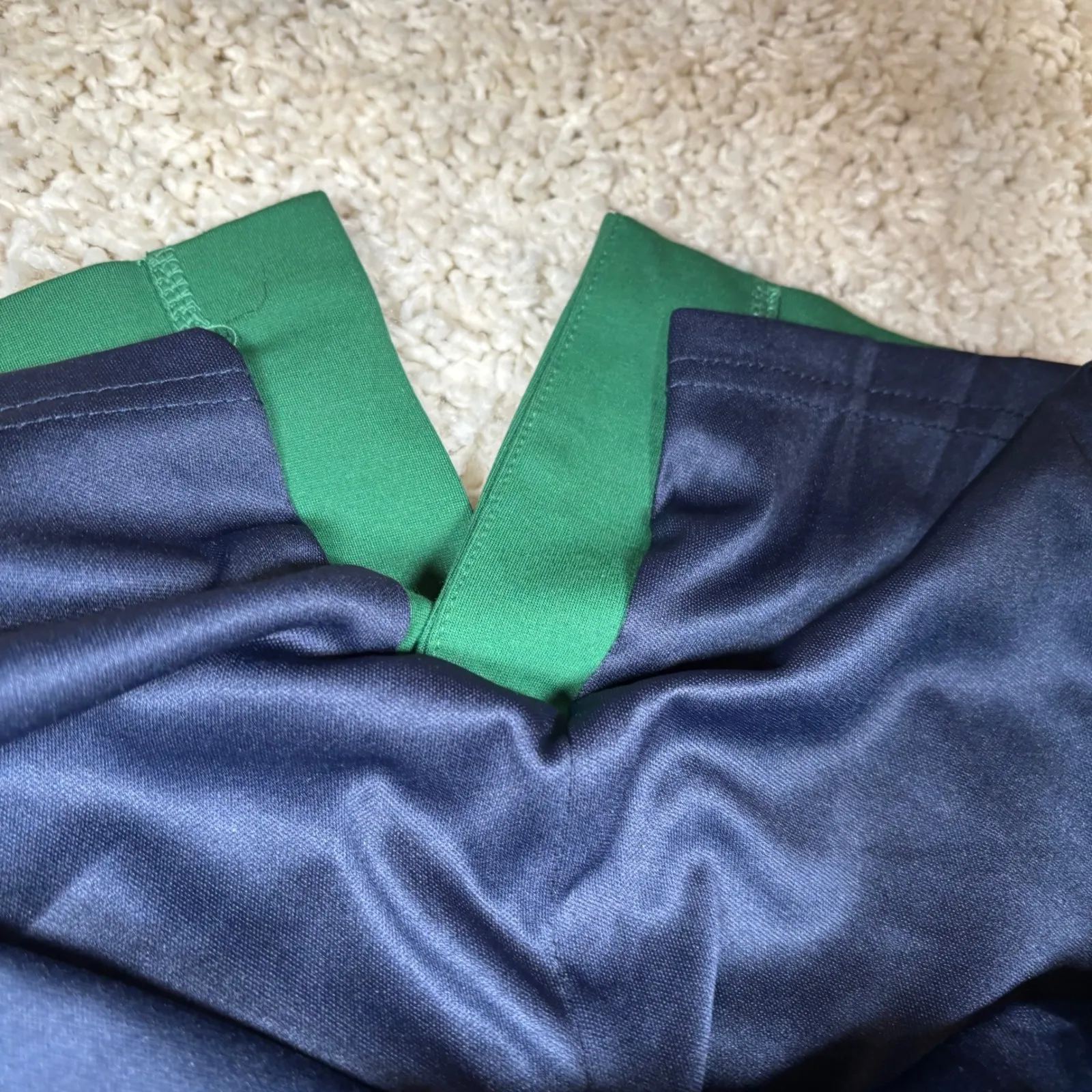 41 Hawthorn Colorblock Sheath Dress Green Navy XL Sleeveless Business Casual - Image 6