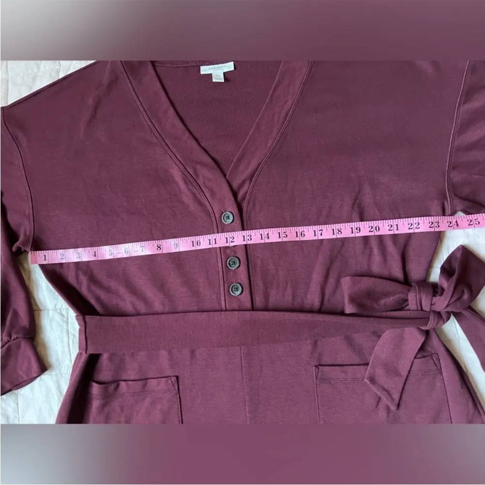 On 34th Women's Maroon Knit V - Image 4