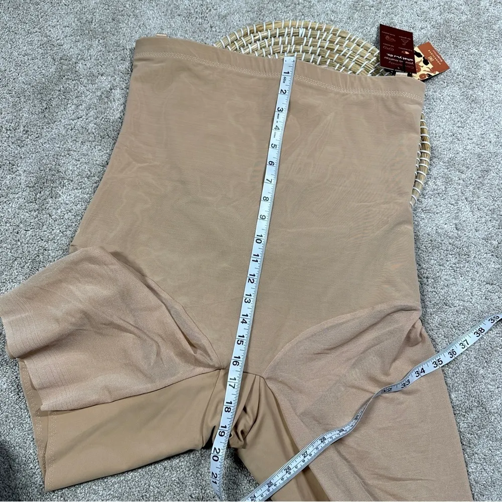 NWOT Honeylove SuperPower Short High Compression in Sand Plus Size 3X Tan - Image 13