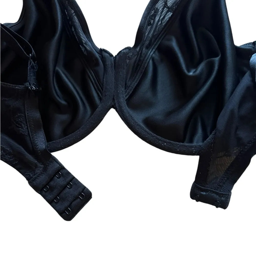 Wacoal 857138 Black Sleek & subtle Minimizer Underwire Bra 34DD - Image 4