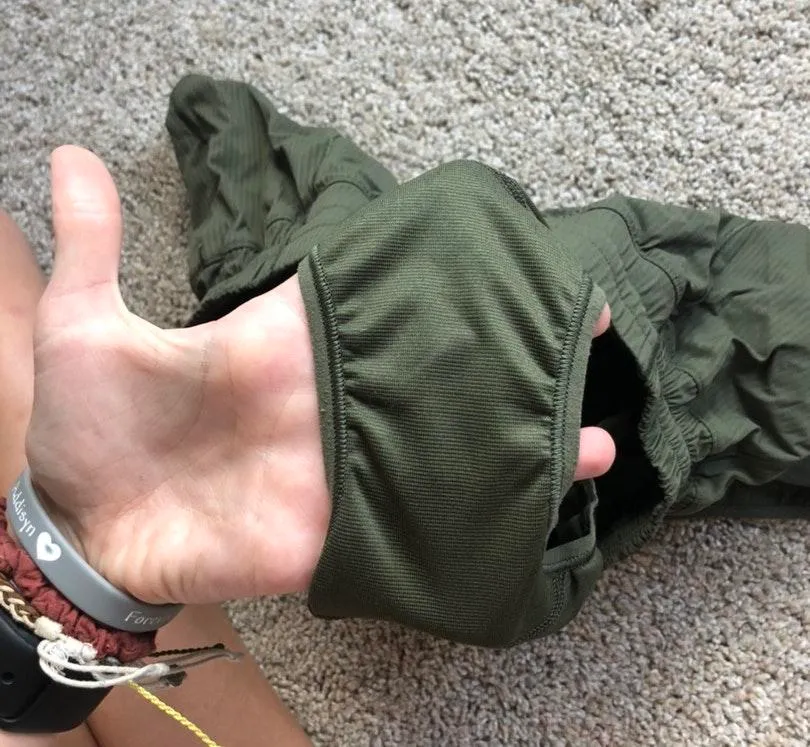 Lululemon Army Green Shorts - Image 3