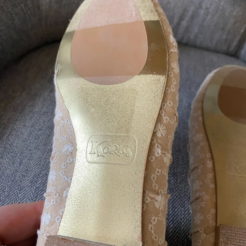 •Korks Palmer ballet flat NWOT• White Size 7 - Image 4