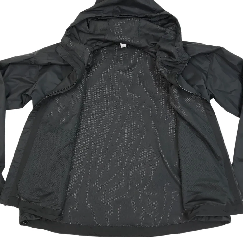 REI Groundbraker Rain Hoodie Jacket Women XL Black Outdoor Everyday Travel Light - Image 5