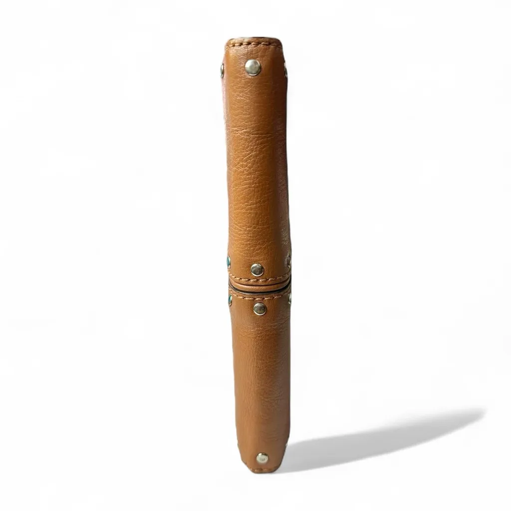 Michael Kors Astor Studded Tan Leather Wallet - Image 4