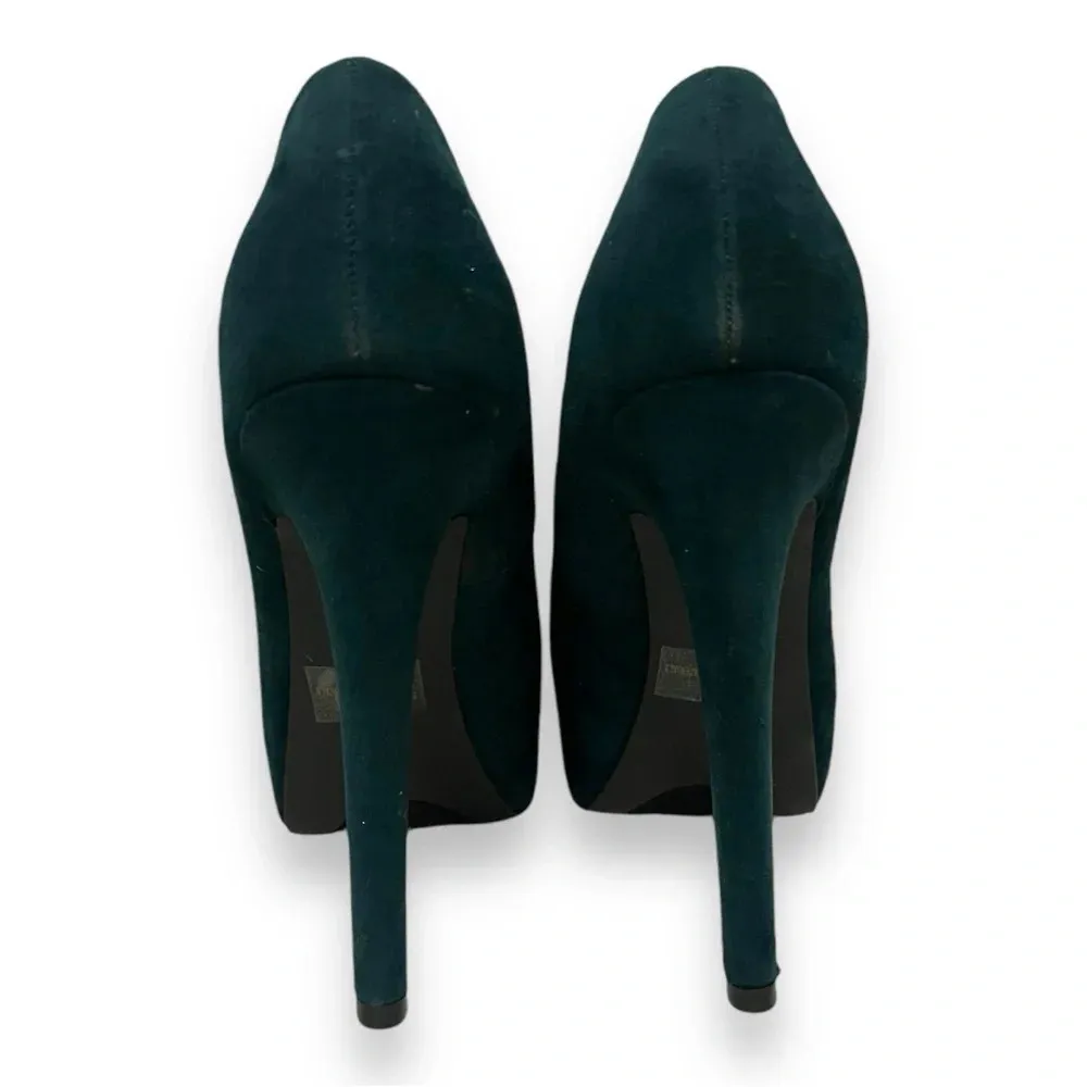 QUPID Women's‎ Teal Green Platform Stiletto Heels Size 8 | EUC - Image 3